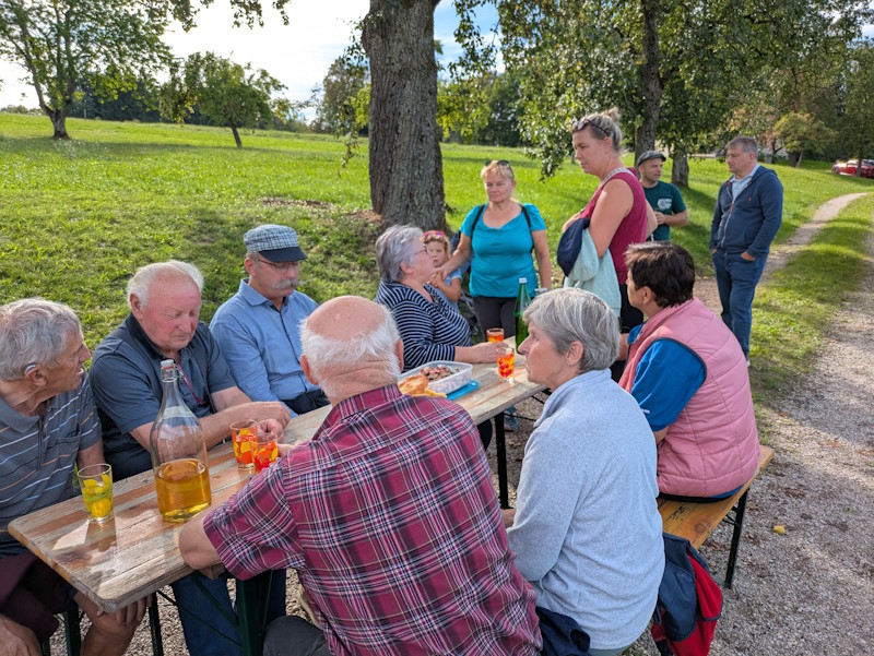 Zsammsitzen geh&ouml;rt dazu.