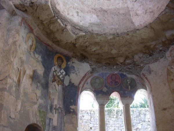 Fresken in der Eingangshalle